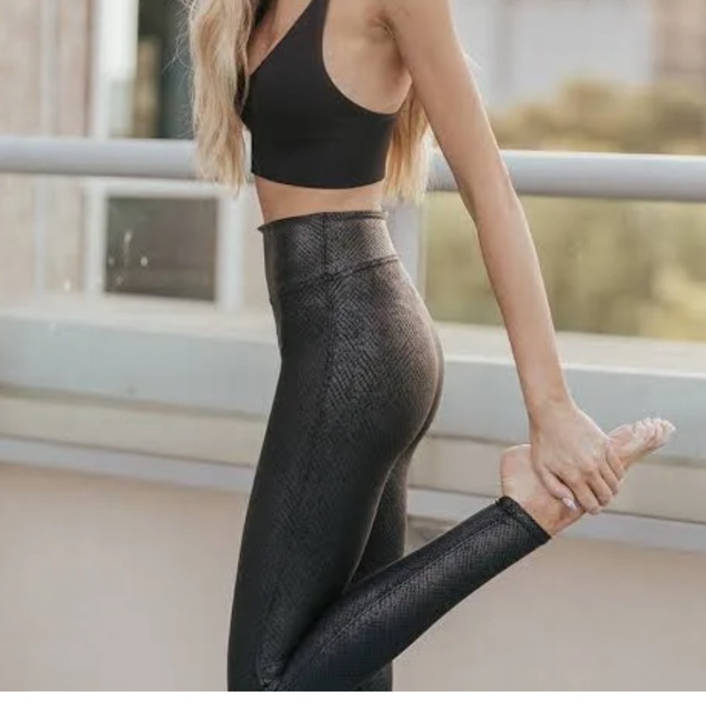 Spanx Faux Snake Skin Leggings!